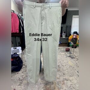 Eddie Bauer Men’s Light Green Chinos